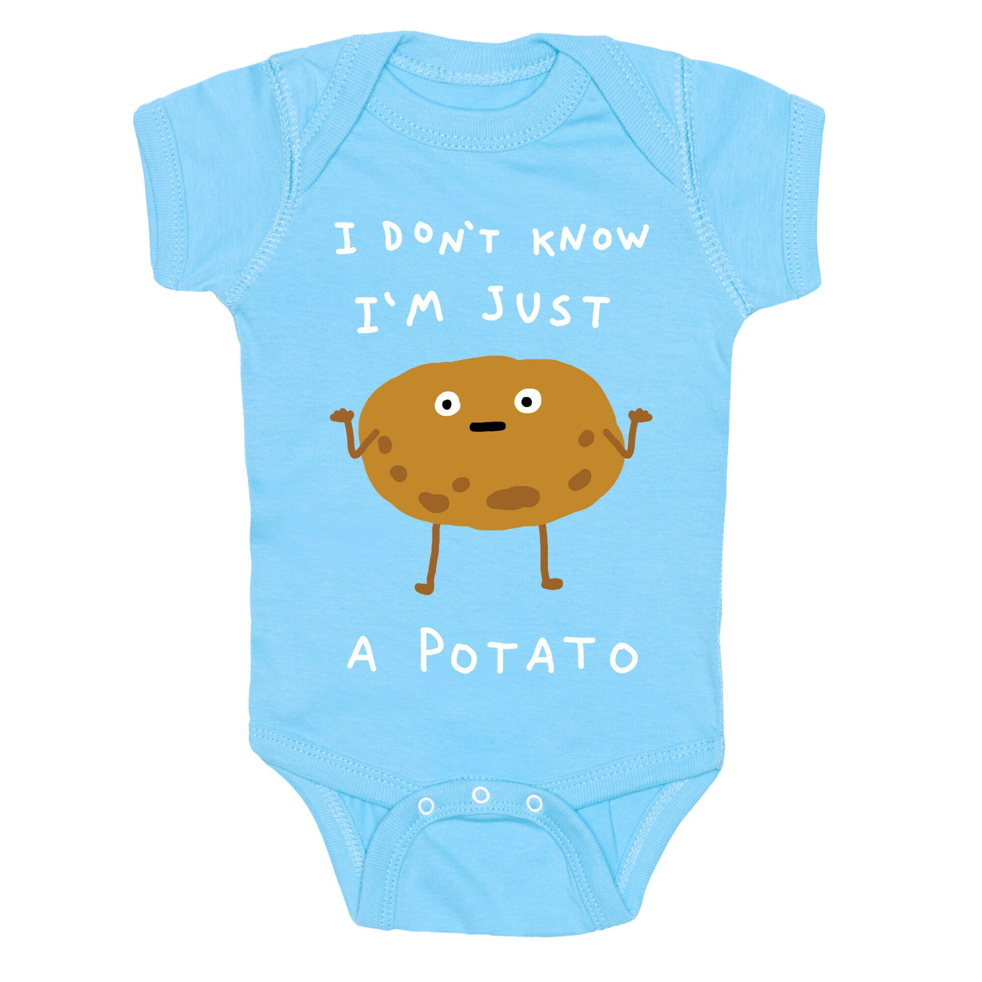 I Don't Know I'm Just A Potato Baby One Piece